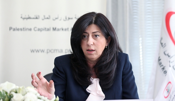 وزيرة الاقتصاد الفلسطينى