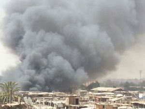 حريق سوق الجمعة